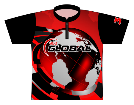 900 Global Red Planet Dye-Sublimated Shirt