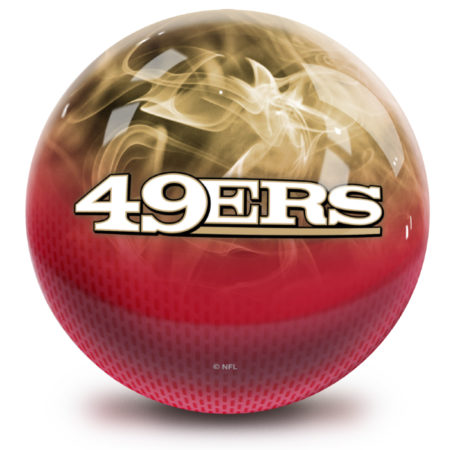 San Francisco 49ers bowling ball