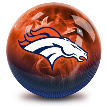 Denver Broncos bowling ball