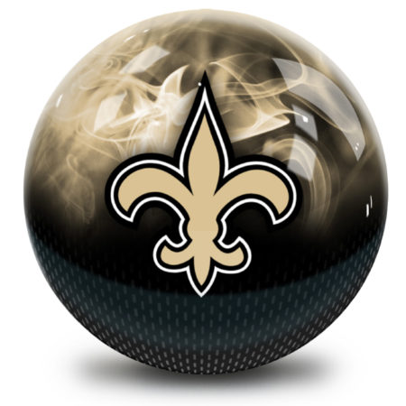 New Orleans Saints bowling ball