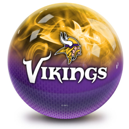 Minnesota Vikings bowling ball