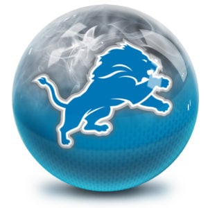 Detroit Lions bowling ball
