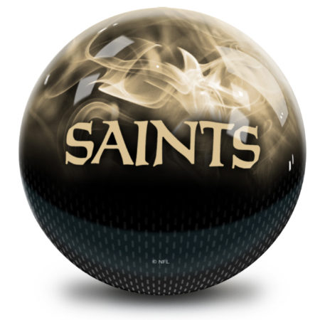 New Orleans Saints bowling ball