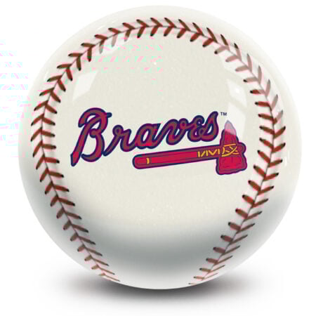 Atlanta Braves MLB Bowling Ball - Image 2