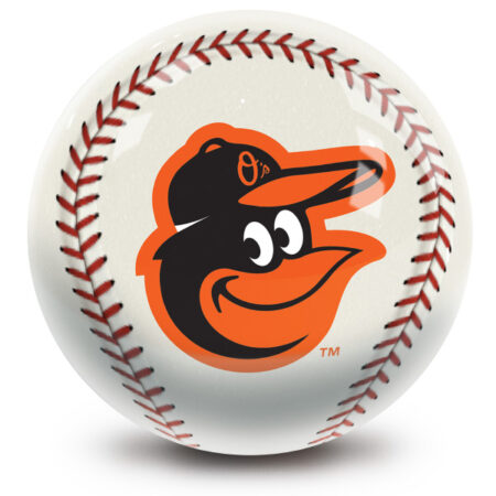 Baltimore Orioles Baseball Logo Bowling Ball