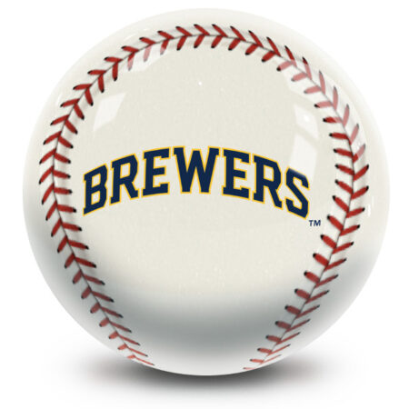 Milwaukee Brewers MLB Bowling Ball - Image 2