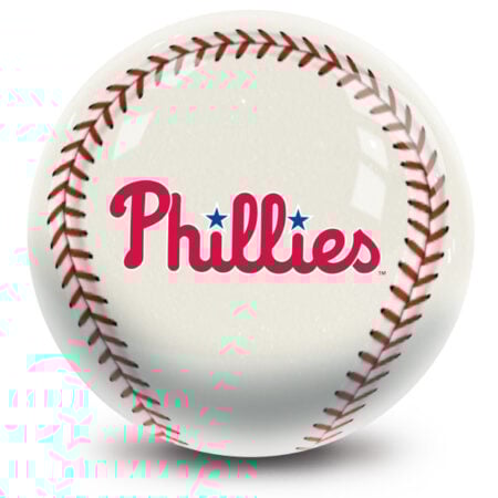 Philadelphia Phillies MLB Bowling Ball - Image 2