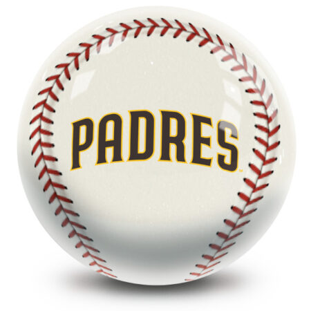 San Diego Padres MLB Bowling Ball - Image 2