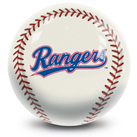 Texas Rangers MLB Bowling Ball - Image 2