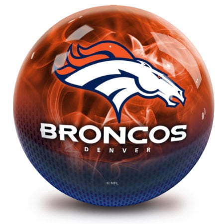 Denver Broncos bowling ball