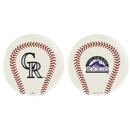 colorado rockies baseball logo bowling ball