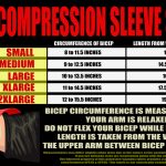 compression sleeve sizing chart