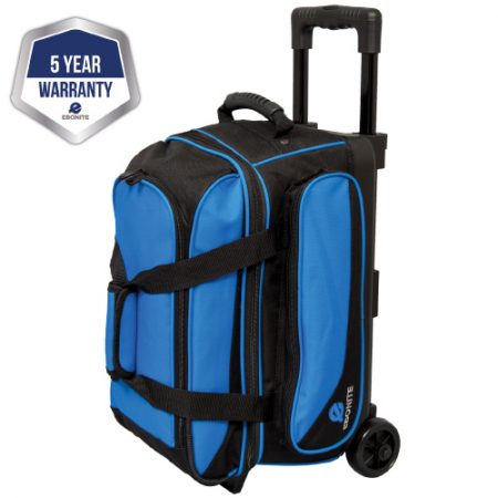 ebonite transport II double roller bowling bag blue