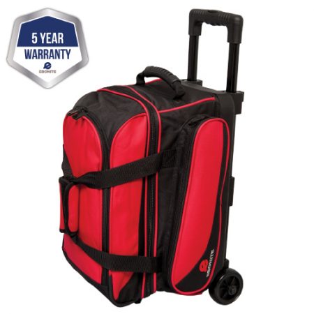 ebonite transport II double roller bowling bag red