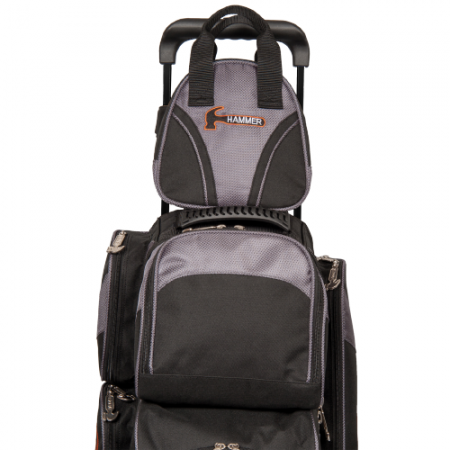 hammer plus one single tote bag black carbon on bag