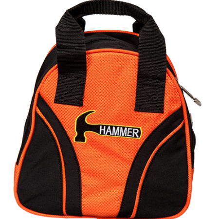 hammer plus one single tote bag black orange