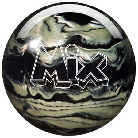 storm mix bowling ball black silver