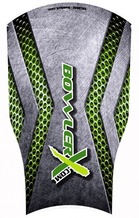 BowlerX.com Dye Sublimated Compression Sleeve Green Metal