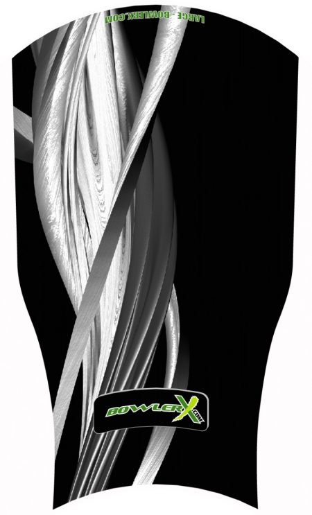 BowlerX.com Dye Sublimated Compression Sleeve Black/Silver