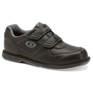Dexter Velcro V-Strap Black Bowling Shoes