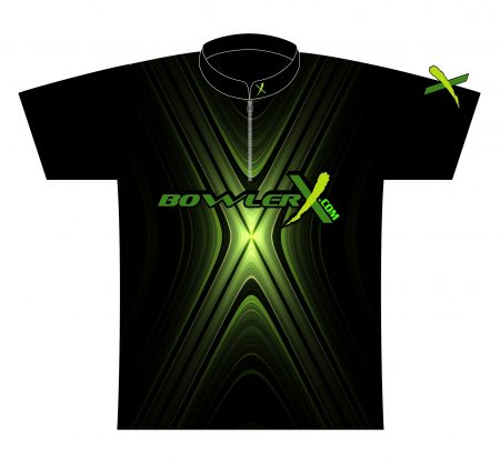 BowlerX Green X Staff Bowling Shirt