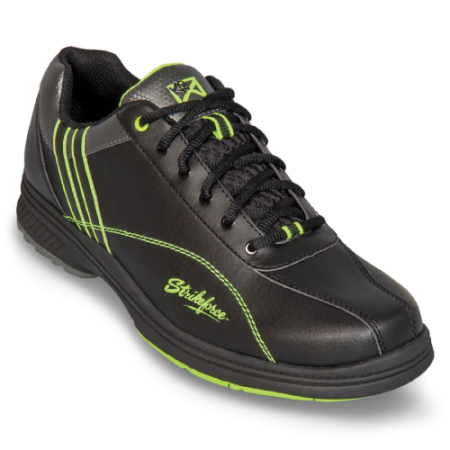 KR Strikeforce Men's Raptor Black/Lime Wide Width Bowling Shoes - Image 3