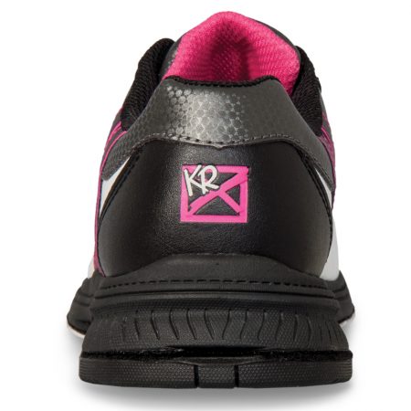 KR Strikeforce Women's Starr White/Black/Pink Wide Bowling Shoes - Image 5