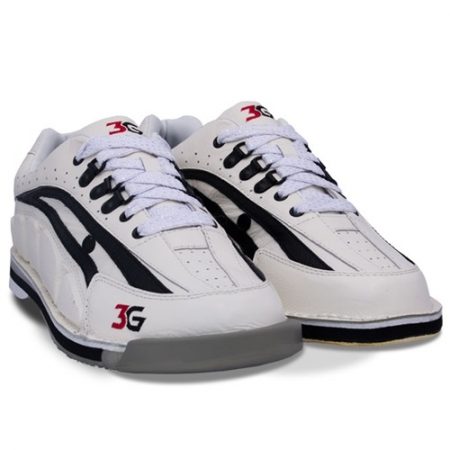 3G Tour Ultra White/Black Men's Bowling Shoes - Image 2