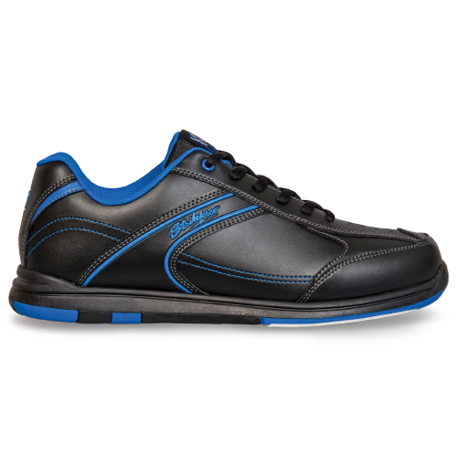 KR Strikeforce Men's Flyer Black/Mag Blue Bowling Shoes - BowlerX.com