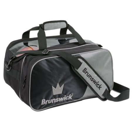 Brunswick Crown Double Tote Silver With Shoe Pouch