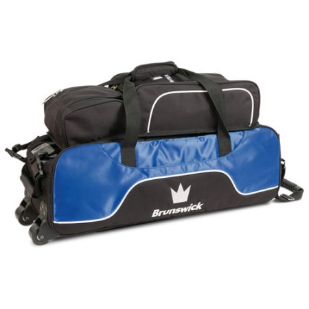 Brunswick Crown Triple Tote Royal Blue With Shoe Pouch