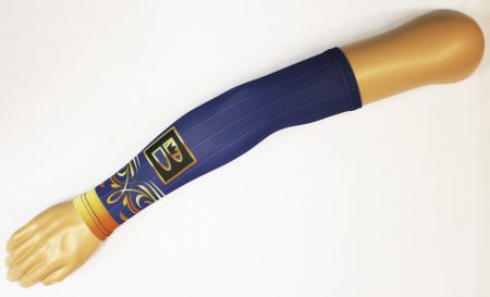 Brunswick Blue/Gold Dye-Sublimated Compression Sleeve - Image 2