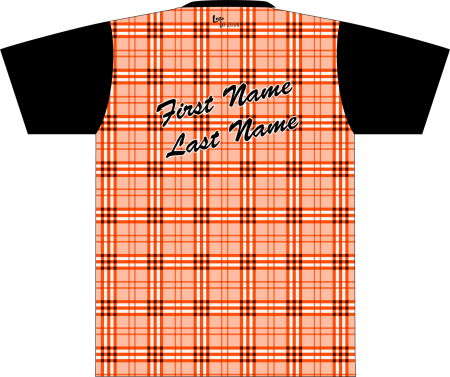 Brunswick Orange Plaid Dye-Sublimated Shirt - Image 3