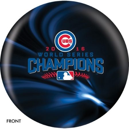 Chicago Cubs 2016 MLB Series World Champs Bowling Ball - Image 2