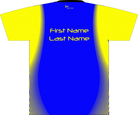 Ebonite Blue/Yellow Dye-Sublimated Shirt - Image 3