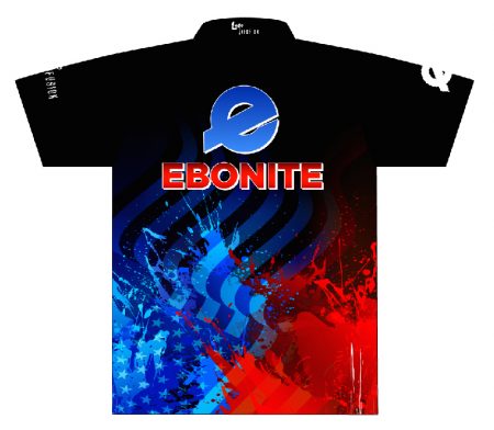 Ebonite Red/Blue Dye-Sublimated Shirt - Image 2