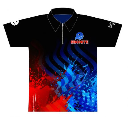Ebonite Red/Blue Dye-Sublimated Shirt