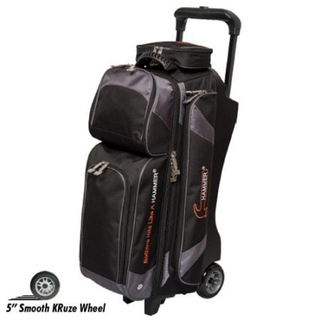 Hammer Premium Triple Roller Bag Black/Grey