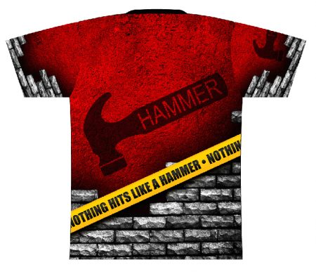 Hammer Caution Tape Dye-Sublimated Shirt - Image 2