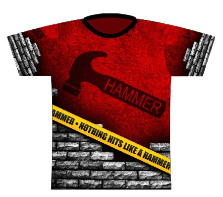 Hammer Caution Tape Dye-Sublimated Shirt
