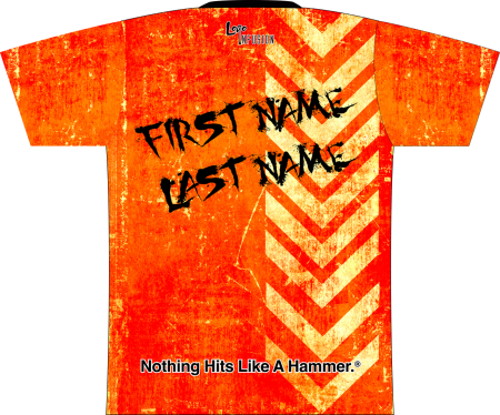 Hammer Orange Tread Dye-Sublimated Shirt - Image 3