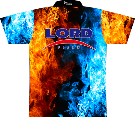Lord Field Red/Blue Flames Dye-Sublimated Shirt - Image 2