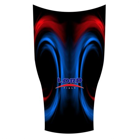 Lord Field Red/Blue Swirl Dye-Sublimated Compression Sleeve