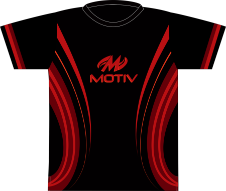 Motiv Black/Red Dye-Sublimated Shirt