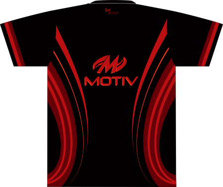 Motiv Black/Red Dye-Sublimated Shirt - Image 2