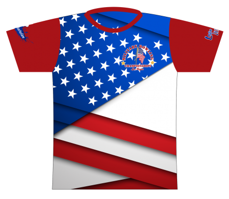 Military Bowling Patriotic 2 Dye-Sublimated Shirt