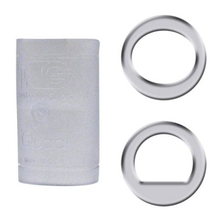 Turbo Quad Classic (Power Lift/Oval) Finger Grips - Clear