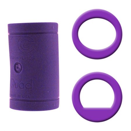 Turbo Quad Classic (Power Lift/Oval) Finger Grips - Purple