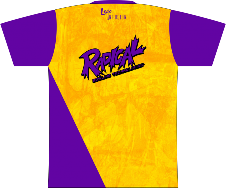 Radical Gold/Purple Dye-Sublimated Shirt - Image 2