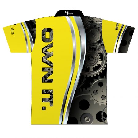 Roto Grip Black/Yellow Dye-Sublimated Shirt - Image 2